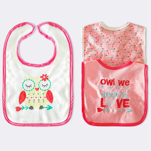 BB3016 Детские слюнявчики menino, 3 шт./партия, милые Слюнявчики для малышей и тканые Слюнявчики, детские товары - Цвет: BB3016