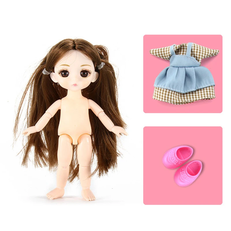 Реалистичная 13 подвижная шарнирная кукла игрушки для детей 16 см BJD милая детская
