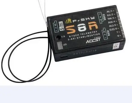Frsky S8R 16CH 3-осевой стабильный PWM RSSI выход телеметрический приемник с умным портом |