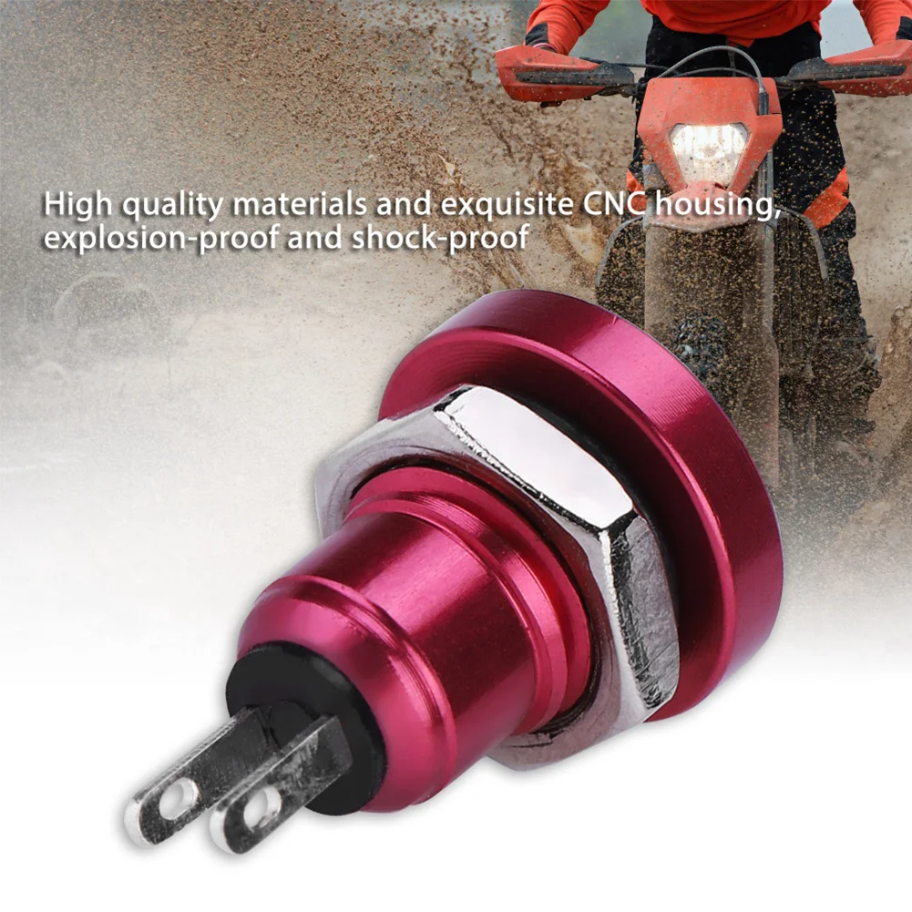8mm Mini Momentary Push Button Built-In IP 65 Waterproof Ring Can Be Used For Horn Power Start Switch Of Your Vehicle | Автомобили и