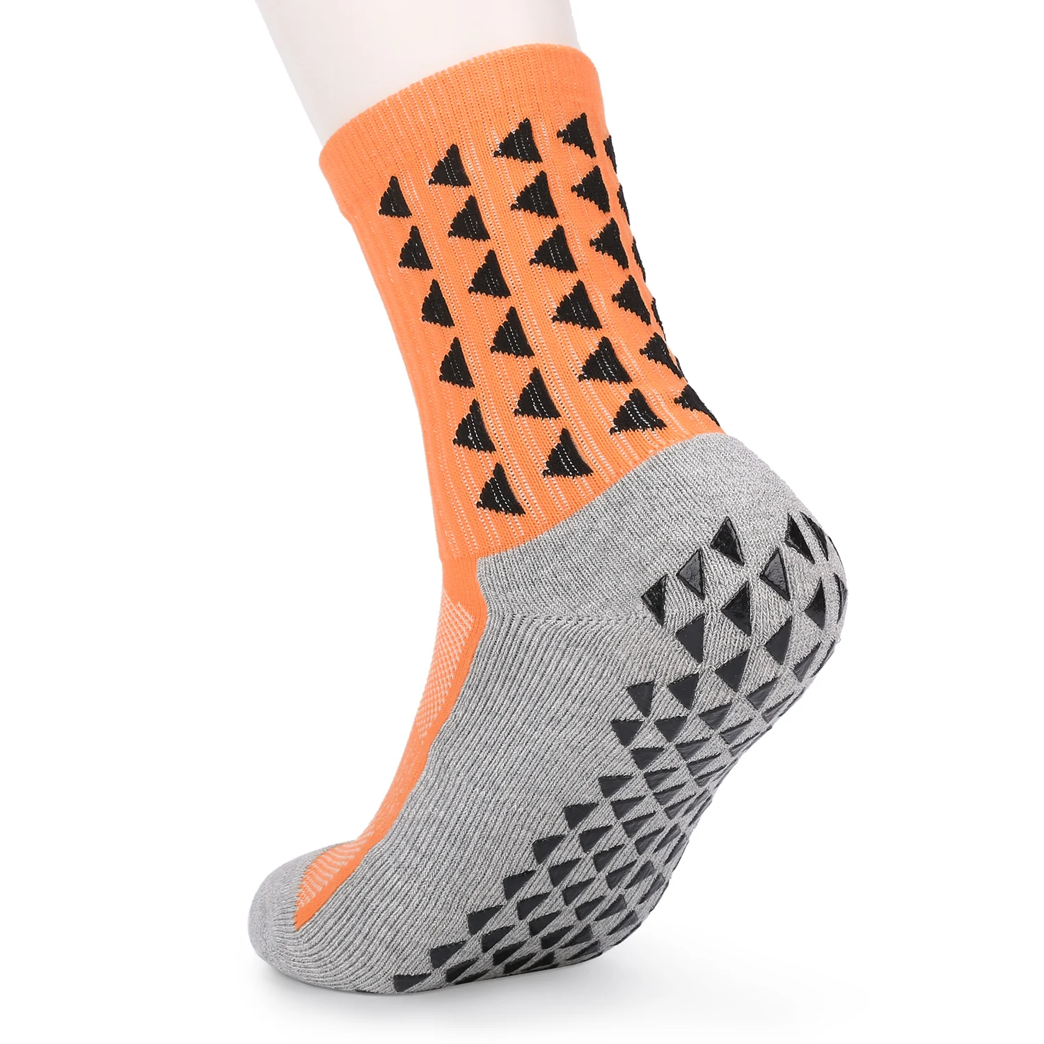 Мужские Нескользящие футбольные носки спортивные длинные абсорбирующие для