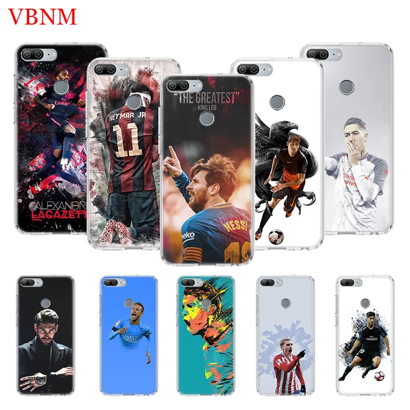 Модные футбол чехлы с футболистами чехол для телефона huawei Y9 Y5 Y6 Y7 2019 Honor 8X8 S 7A