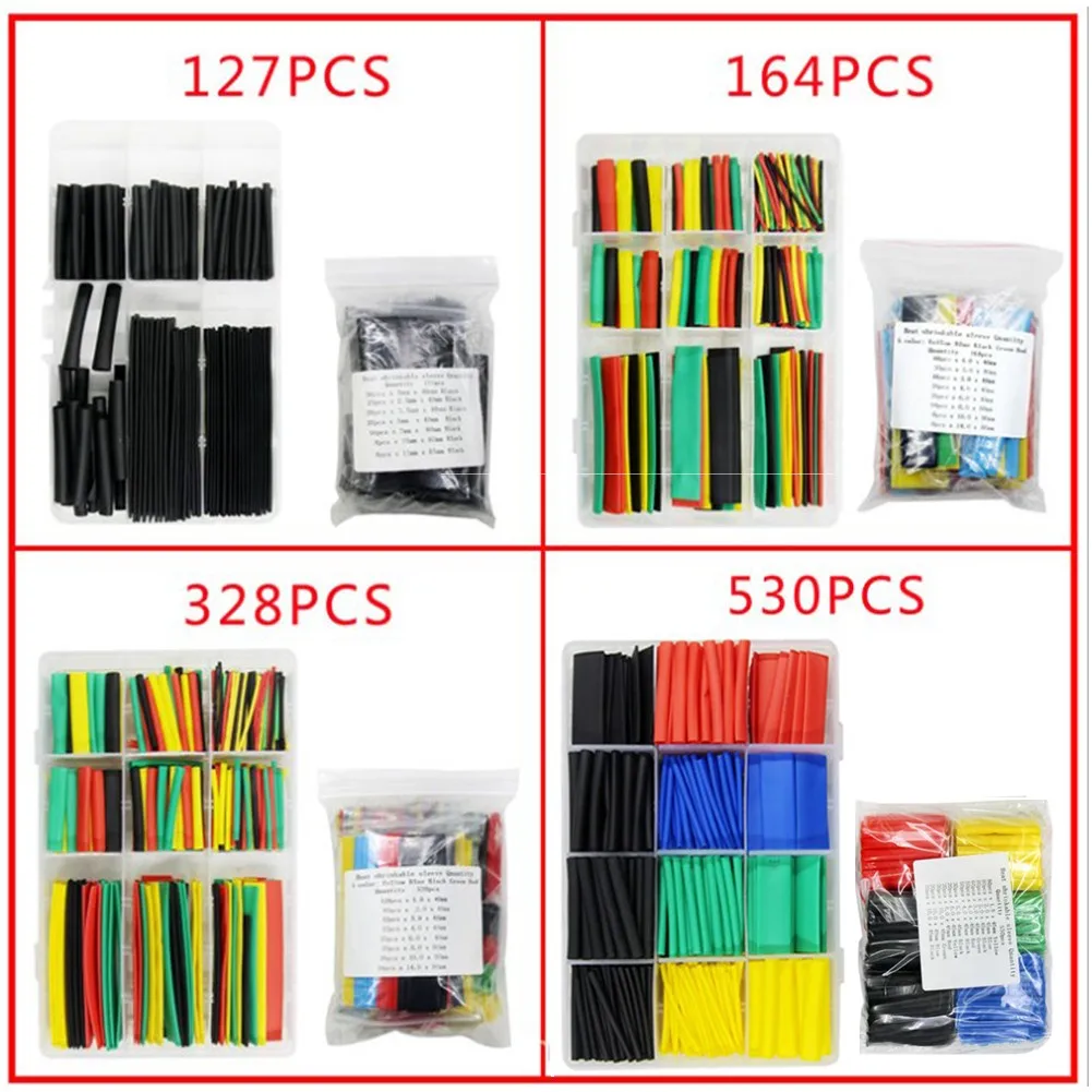 Heat Shrinkable Tube Insulation Wire And Cable Sleeve Kit | Инструменты