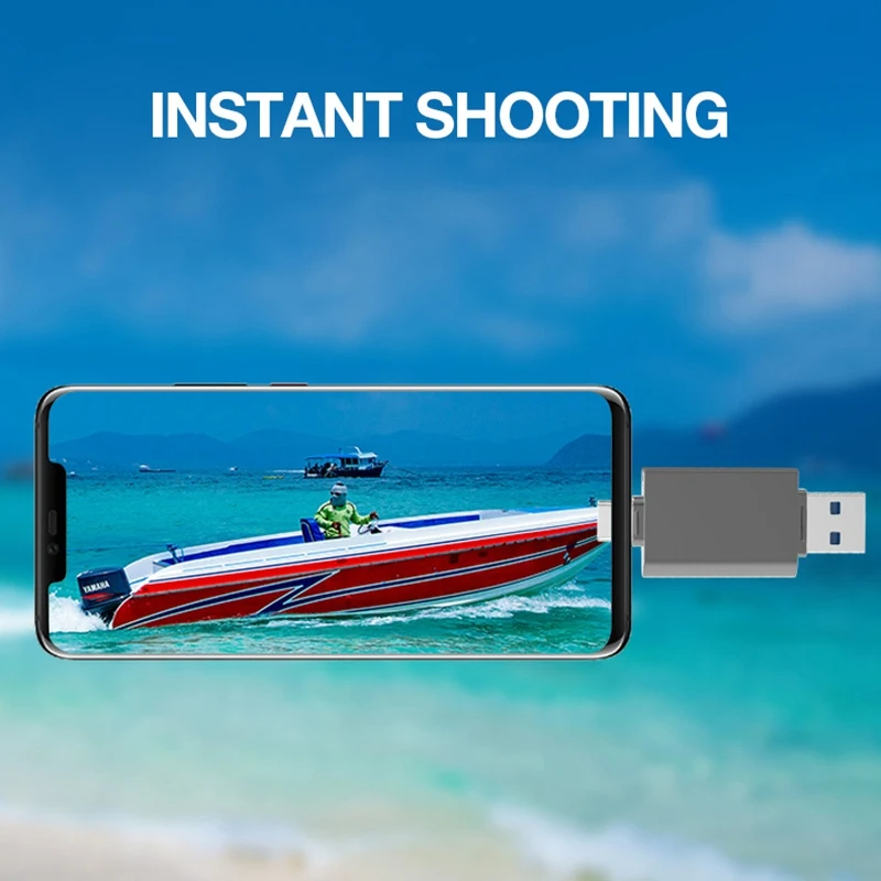 

2 in 1 Type-C USB3.0 To Micro-SD/NM Card Reader for Mobile/PC Use Nano Memory Card Reader for Huawei Mate20/P30 Pro