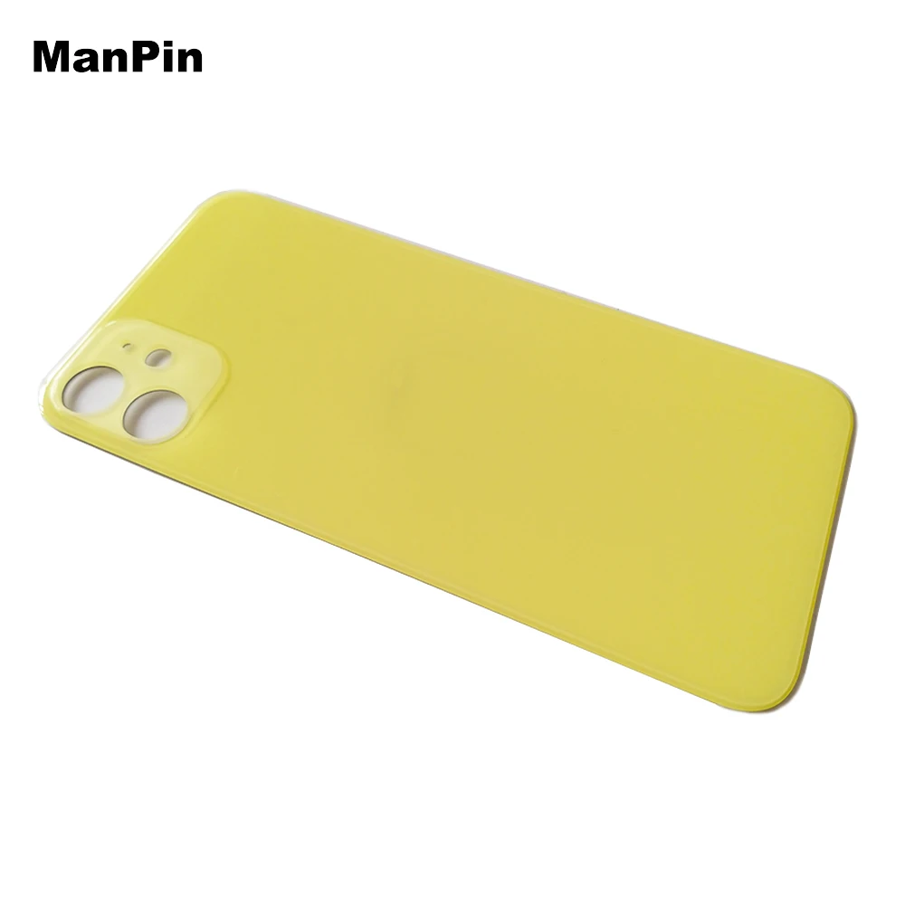 5pcslot back cover glass for iphone 11 lcd touch screen battery lens big hole fix broken mobile phone shell replace spare parts free global shipping