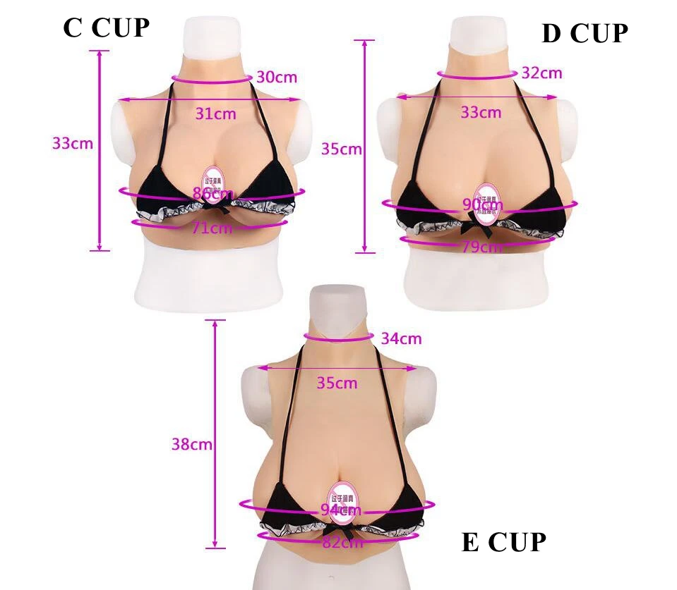 C/D/E CUP New Upgrade Shape Fake Artificial Boob Realistic Silicone Breast Forms Crossdresser Shemale Transgender Drag Queen 4G |