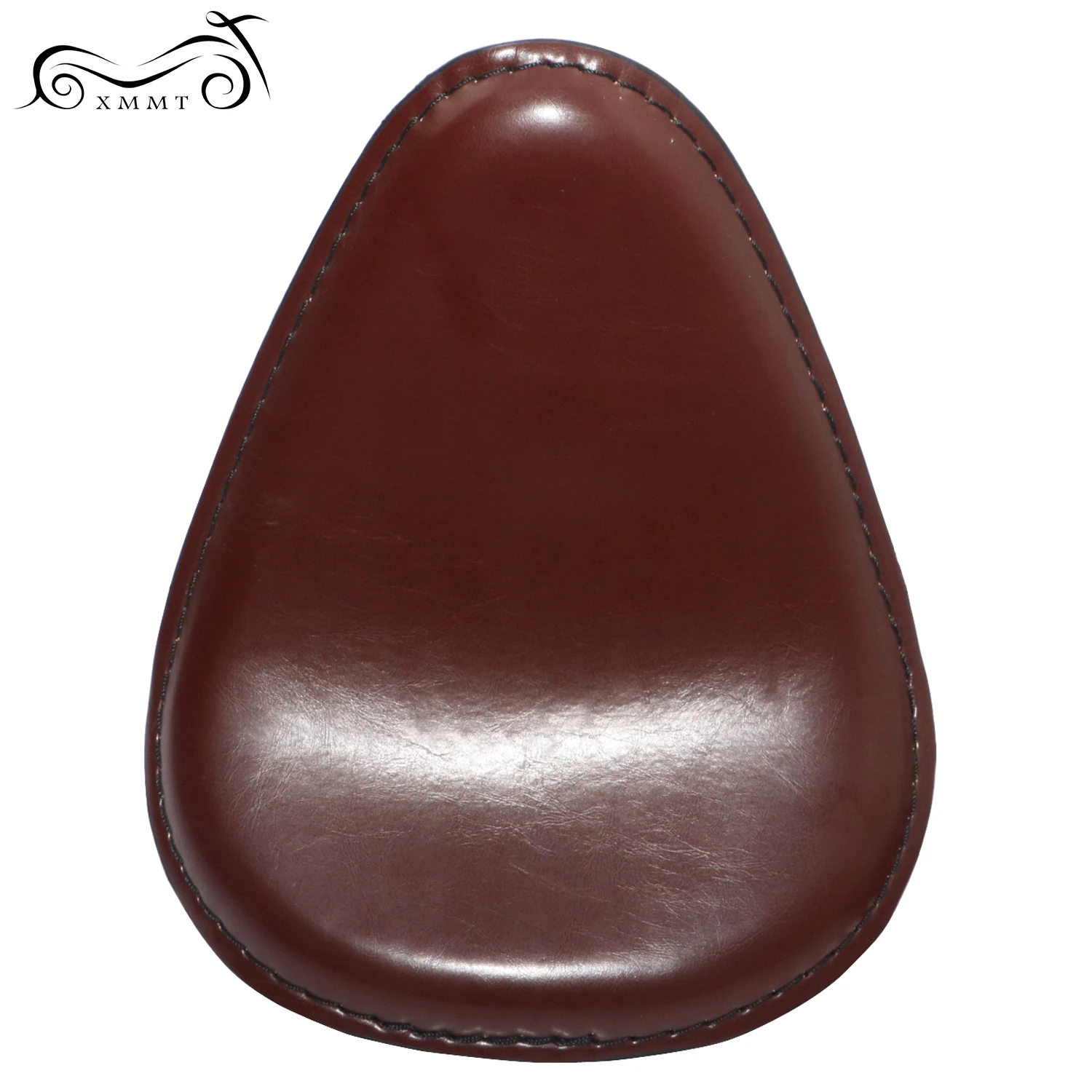 Мотоцикл шоколадные КАШТАНОВЫЕ КОЖАНЫЕ тонкие линии Solo сиденье водителя седло