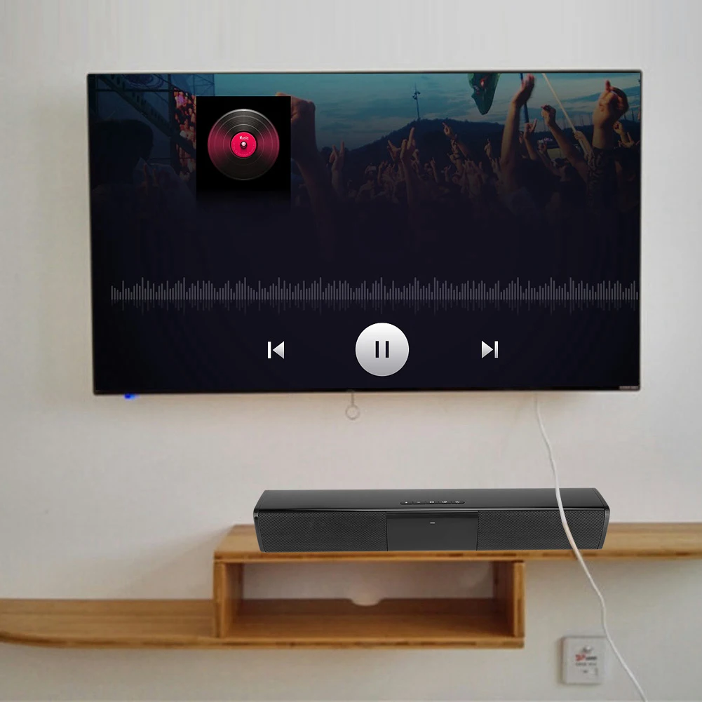 Беспроводная ТВ-звуковая панель BS-28A Bluetooth-Колонка для телевизора сабвуфер ПК