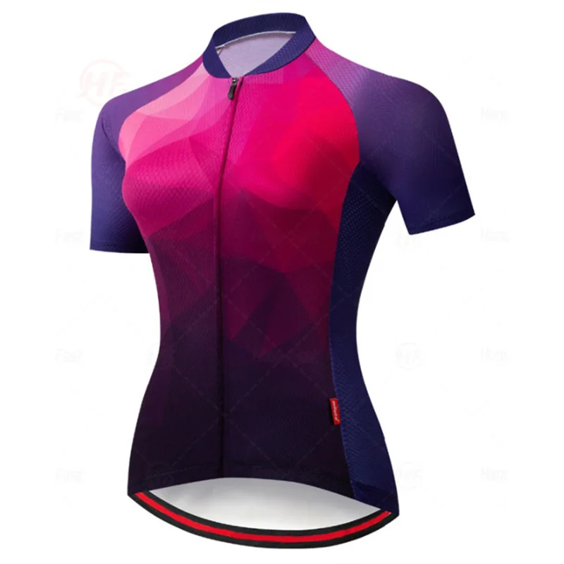 

Pattern Breathable Road Bike Clothes Cycling Clothing Summer Short Sleeve Jersey Set Women MTB Cycling Kit Vintage