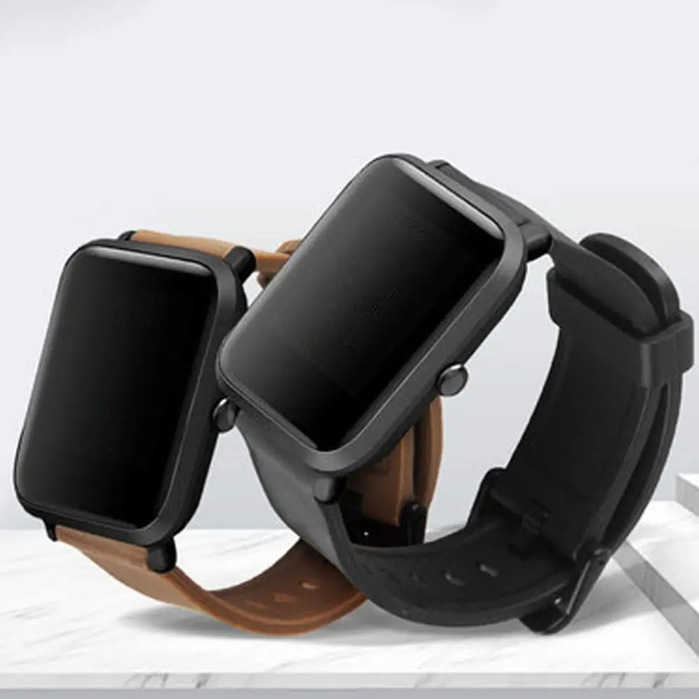 20mm Silicone Wrist Watch Band Strap for Xiaomi Huami Amazfit Bip BIT PACE Lite Sports Bracelet Smart Watches Accessories