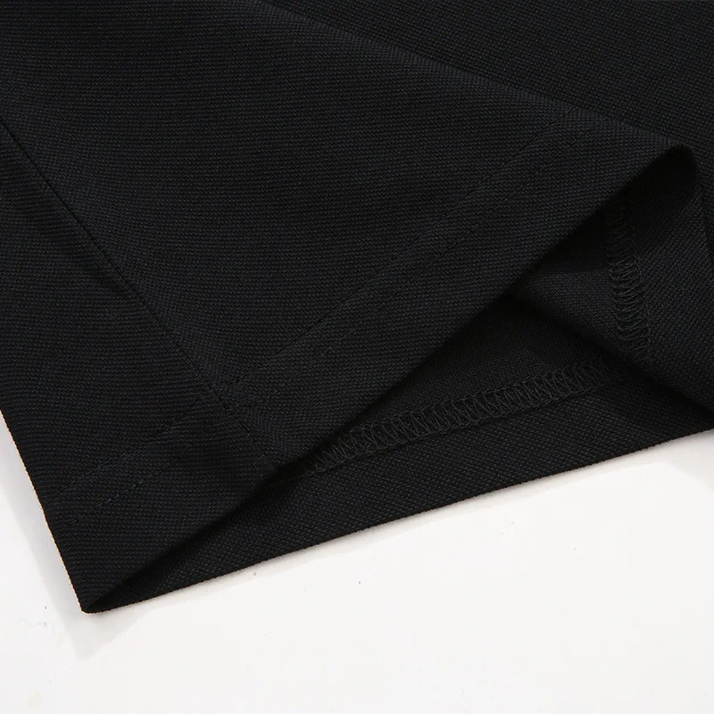 

Summer 2021 new men's fat plus solid versatile Lapel short sleeve T-shirt