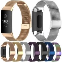 bracelet for fitbit charge 3 se bands charge 4 watch strap stainless steel metal watchband wristband for women men large small