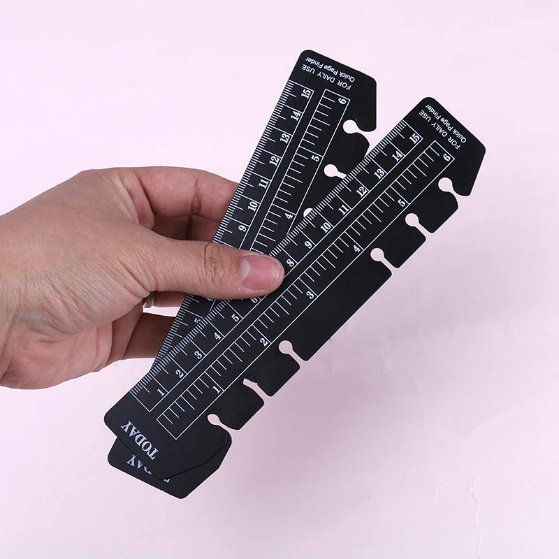 

2pcs/lot Bookmark Rulers For Binder Planner Notebooks School Office Index Ruler Bookmark Notebooks Accessories