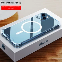 Clear Phone Case For iPhone 11 12 Pro Max X XR Back Shockproof Full Lens Protection Cover Transparent Case Accessories