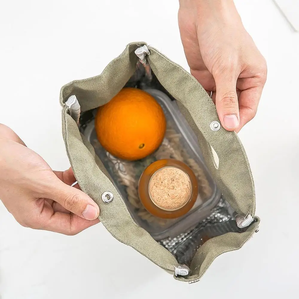 Японская сумка для обеда женщин и детей мужская холодильник Холщовая Сумка