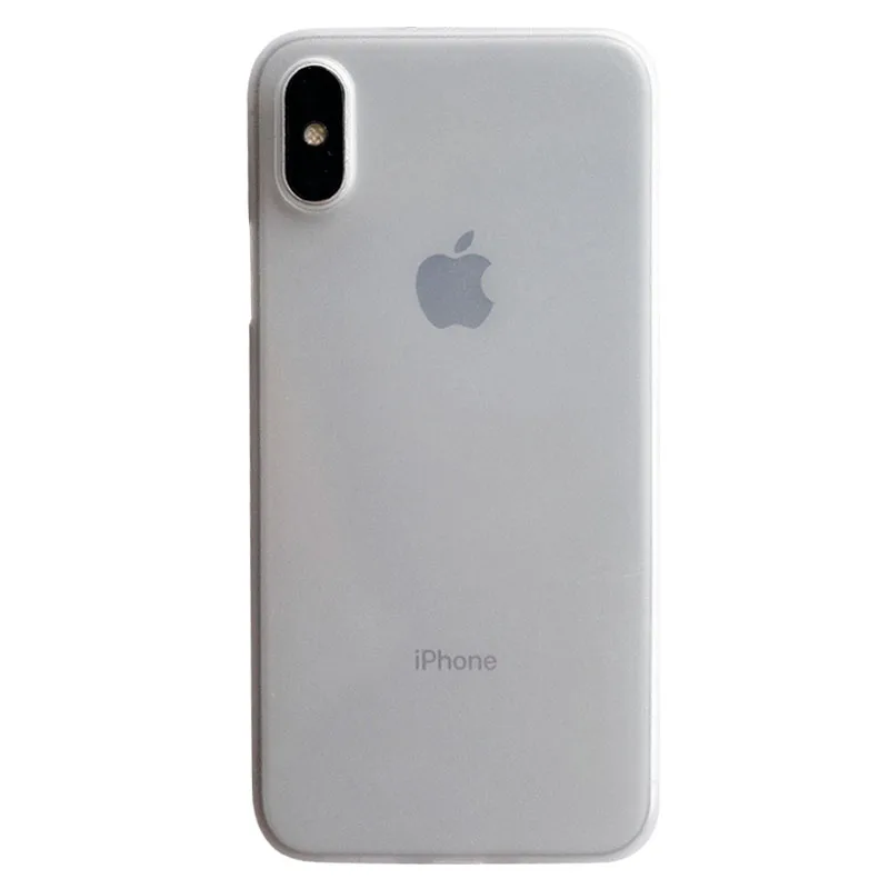 Ультра тонкий чехол для телефона 0,26 мм для Iphone Xr Xs Max X 8 7 6 6s Plus матовый прозрачный футляр для Iphone 11 Pro Max задняя крышка