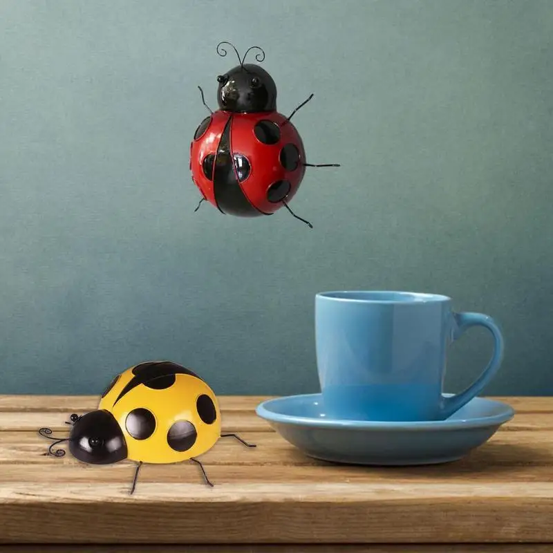 Вешалка с божьей коровкой 10 см настенное украшение для сада детские игрушки