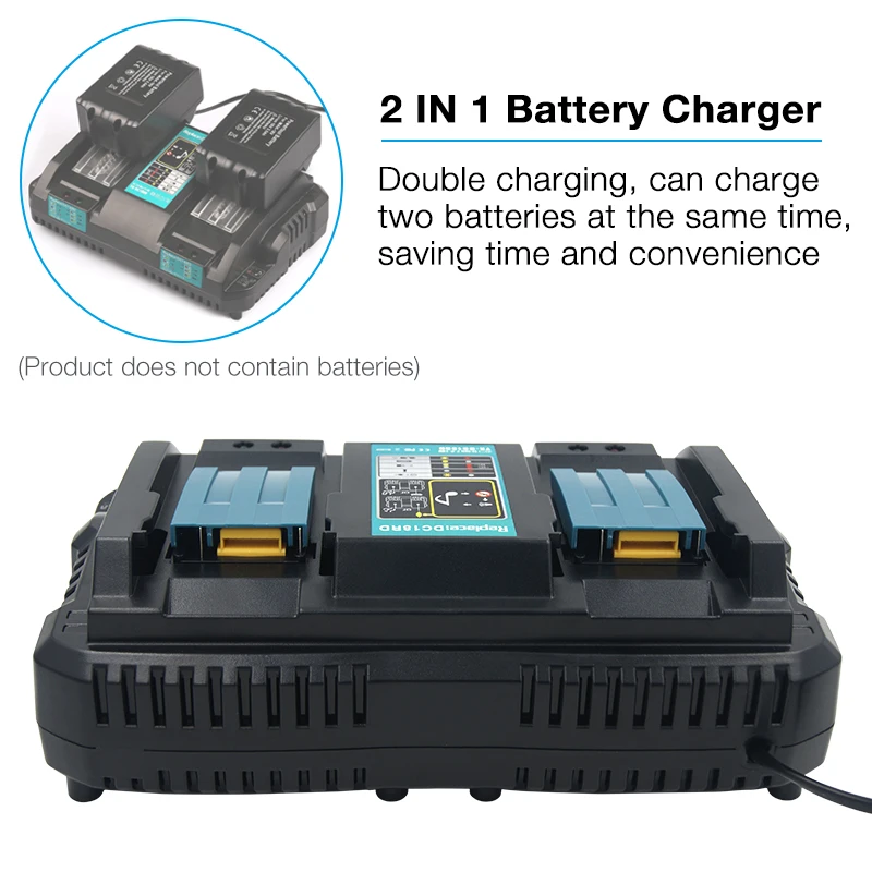 double charger power tools battery charger for makita 14 4v 18v rechargeable batteries bl1815 bl1830 bl1840 bl1850 bl1440 bl1430 free global shipping