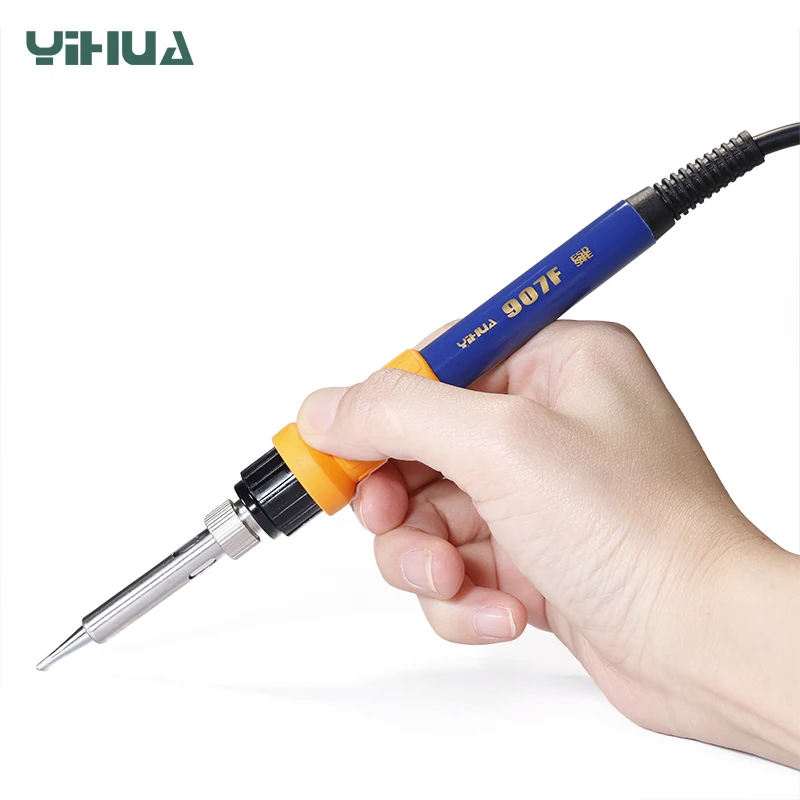 Паяльник YIHUA 907F с синей ручкой 60 Вт|soldering iron|iron soldering toolheater hakko |