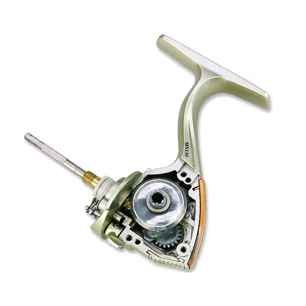 

Fishing Reel Mn150 Metal Head Speed ratio 5.2:1 Small Fishing Reels All Metal Rocker Arm Ice Fishing Stem Raft Rock Fishing Reel