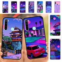 yinuoda japanese anime hand painted house scenery phone case for redmi note 8 7 9 4 6 pro max t x 5a 3 10 lite pro