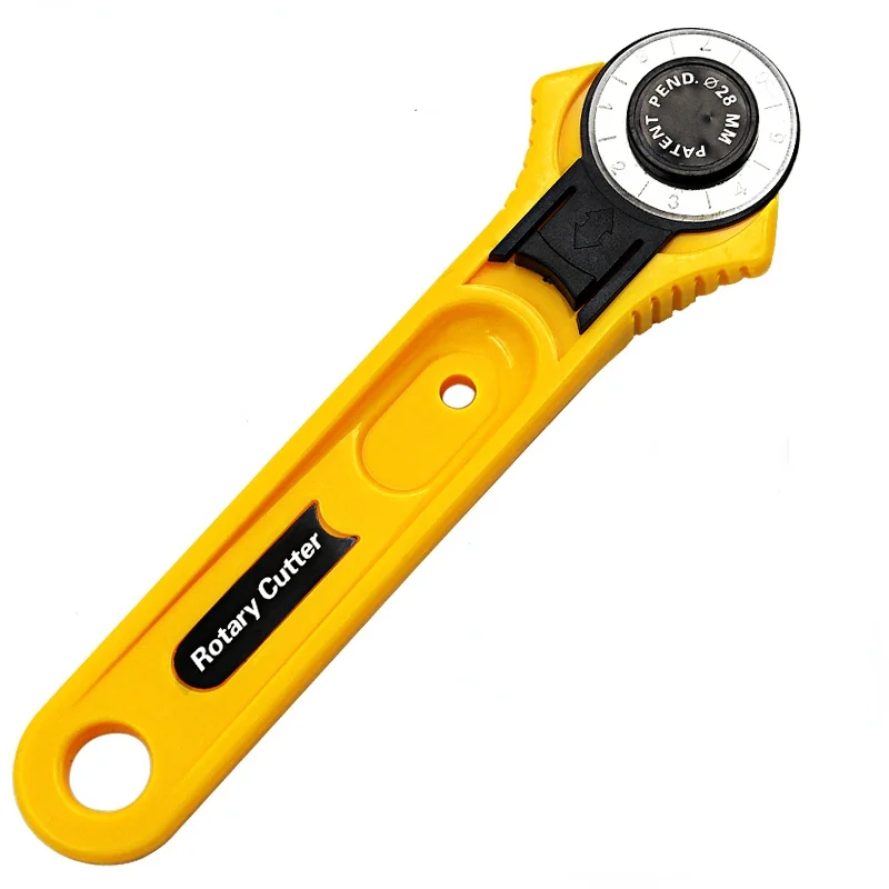 

Fiskars Rotary Cutter Rotary Cutter + 5pcs Spare Blades Fit Olfa Dafa Fabric Paper Circular Cutting Patchwork Craft Leather 28mm