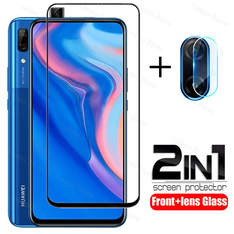 

protective glass for huawei p smart z P smart pro 2019 2020 2021 camera lens screen tempered glass for huawei p smart z glass