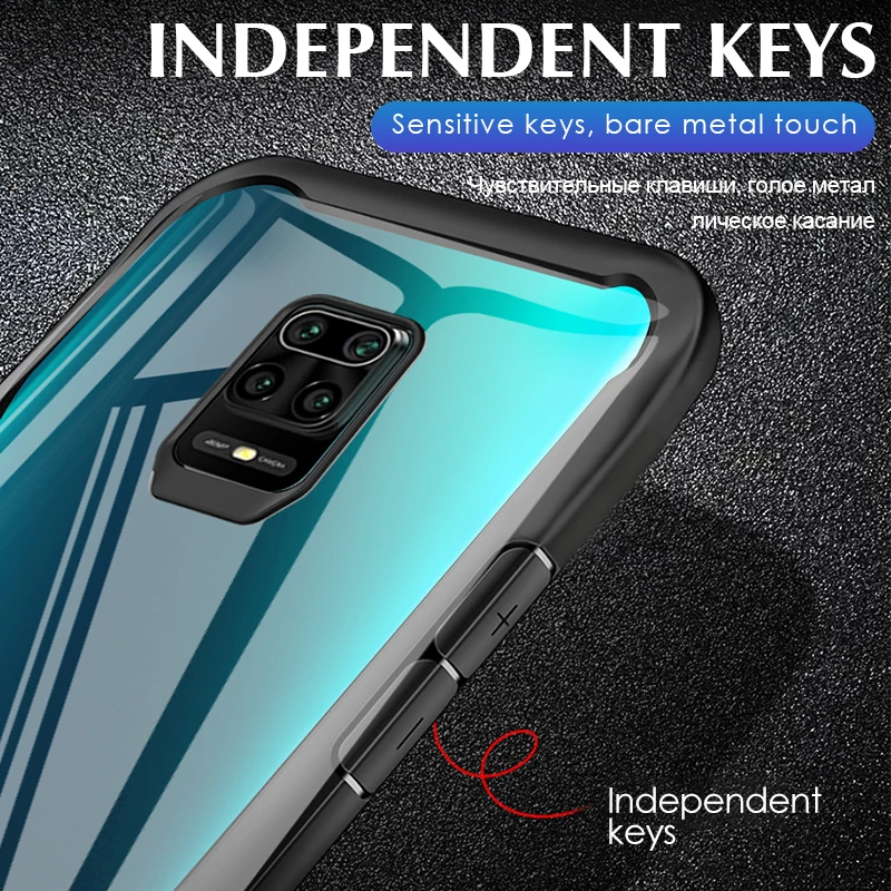 Luxury Armor Shockproof Phone Case For Xiaomi Redmi 7A 8A Note 7 8 9 Pro Max 8T K20 9T A3 10 Lite Silicone Bumper | Мобильные