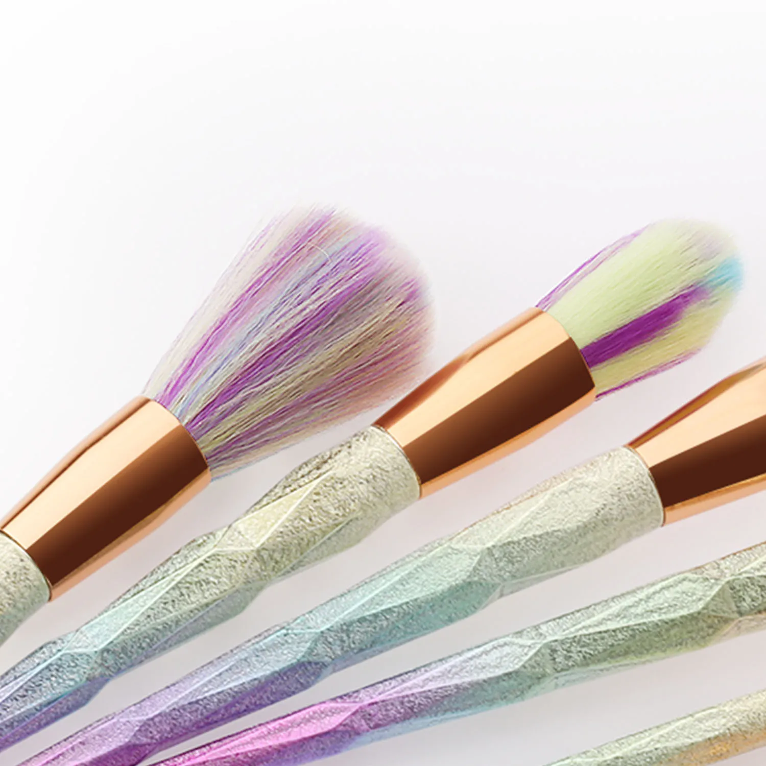

7Pcs Makeup Brushes Set Diomand Powder Eye Shadow Foundation Concealer Blush Lip Make Up Brushes brochas