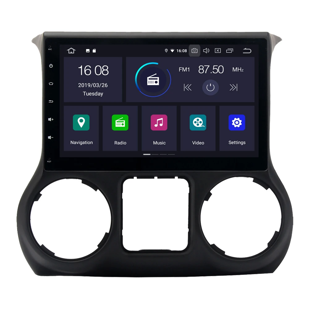 Автомагнитола RoverOne для Jeep Wrangler 2011-2016 Android 9 0 автомобильный мультимедийный плеер