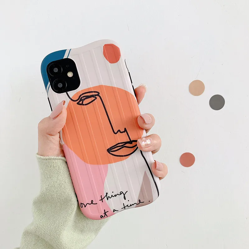 Простой японский ретро чехол для iPhone 7 XS 11 Pro MAX силиконовый XR X 6S 6 8 Plus|Бамперы| |