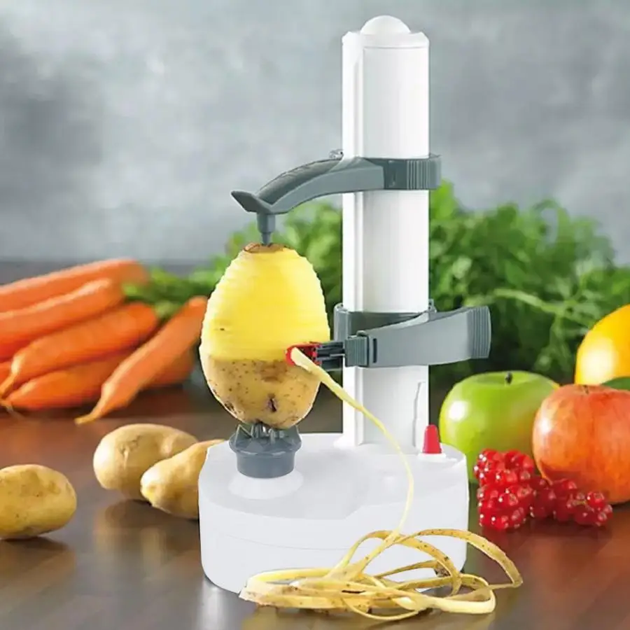 

Multifunction Electric Peeler Automatic Fruit Potato Peeler Vegetable Cutter Stainless Steel Blades