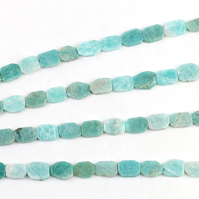 

15x20mm Natural Tianhe Stone Beads Hexagon Shape Loose Beads for Jewelry Making DIY Bracelet Accessories