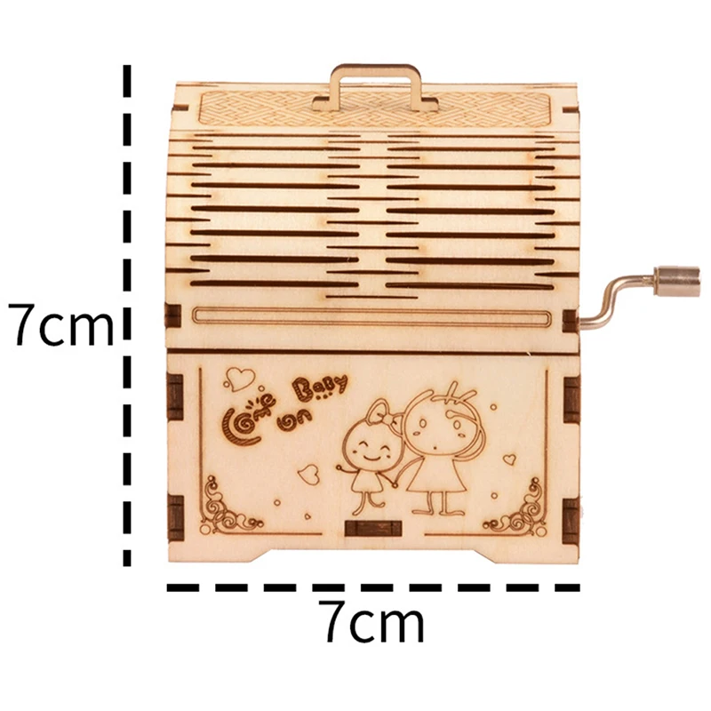 

Creative 3D Wooden Classical Music Box Puzzle Children Early Educational Wooden Toys New~