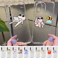 pink cartoon funny big eyes ketnipz phone case for redmi note 5 7 8 9 10 a k20 pro max lite for xiaomi 10pro 10t