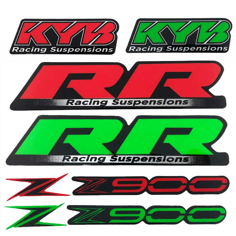 Утолщенные мотоциклетные наклейки 3 м KYB RR гоночные для Kawasaki Z900 Z800 Z650 Z1000 Z400 Ninja 400 650