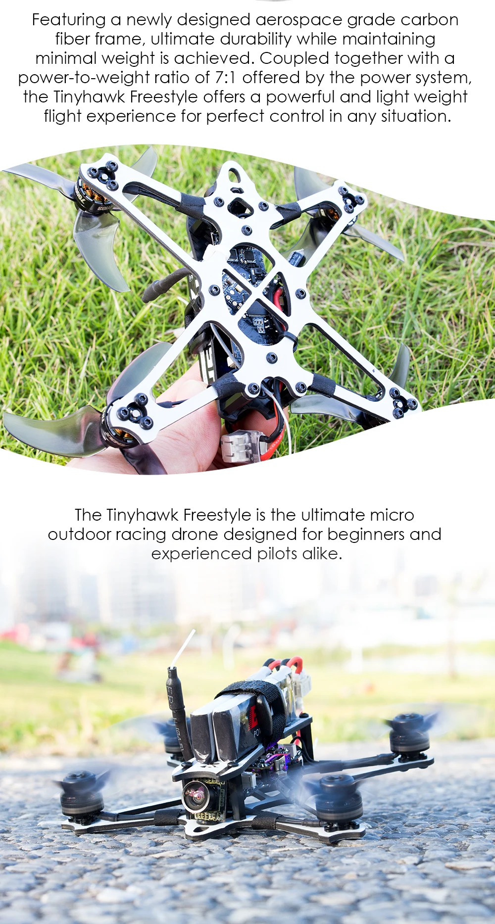 EMAX Tinyhawk Фристайл 115 мм 2,5 дюймов F4 5A ESC FPV гоночный Радиоуправляемый Дрон BNF версия Frsky совместимый с FPV Дрон