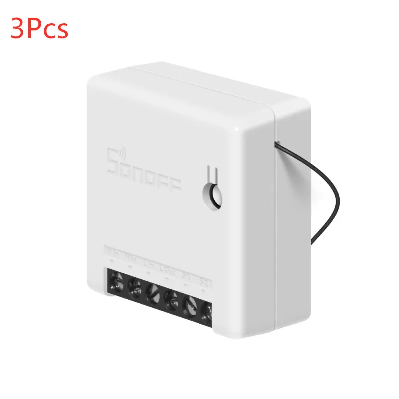 3Pcs SONOFF мини-двухсторонний умный переключатель, умная розетка, WiFi розетка, розетка, переключатель Amazon Alexa/Google Home - Комплект: 3Pcs
