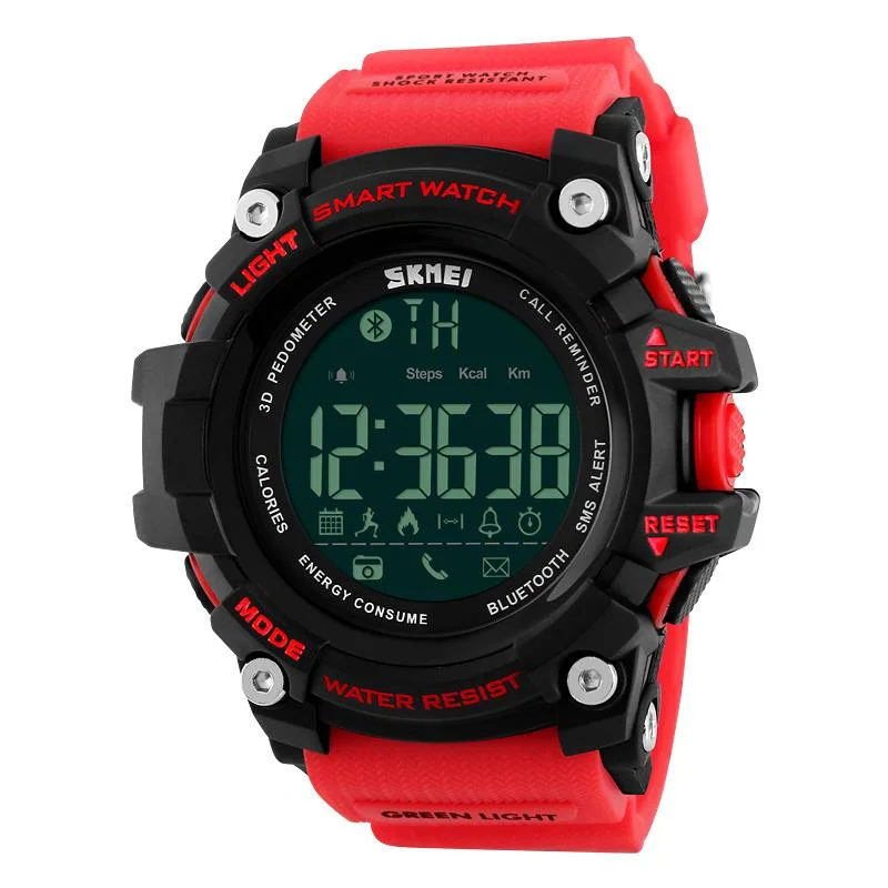 

Bluetooth Smart Watch Call Message Notification Pedometer 50M Waterproof Sports Watch