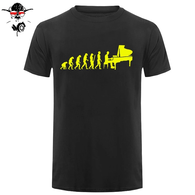 Футболка мужская с изображением пианино и фортепиано | Мужская одежда