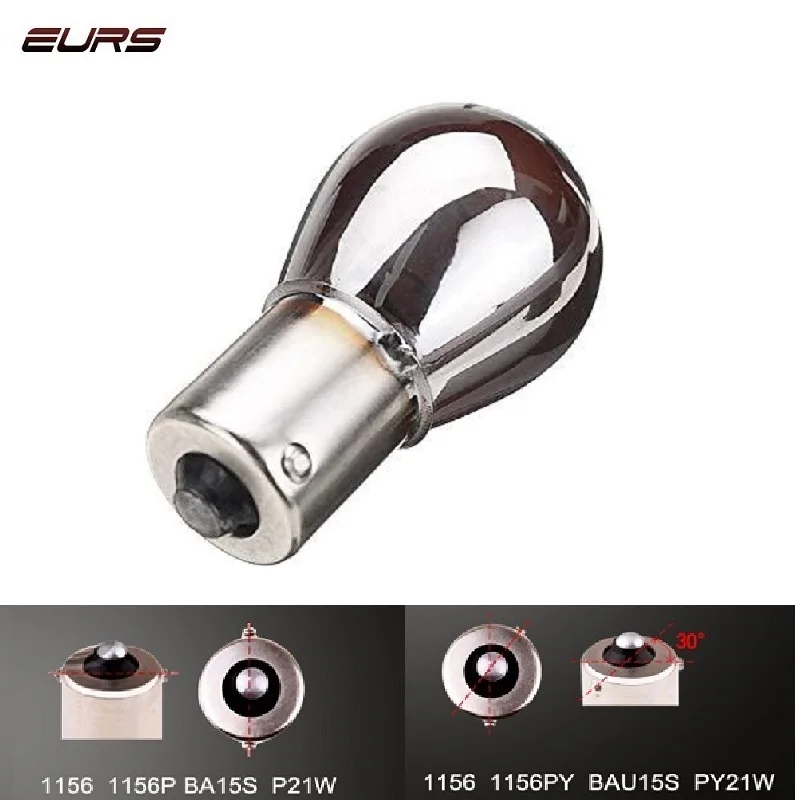 

Автомобильный индикатор EURS 581 PY21W S25 BAU15S 1156 Серебристый/Хром Янтарное стекло 12 В 21 Вт Автомобильный задний фонарь Стоп-сигнал указателя поворота