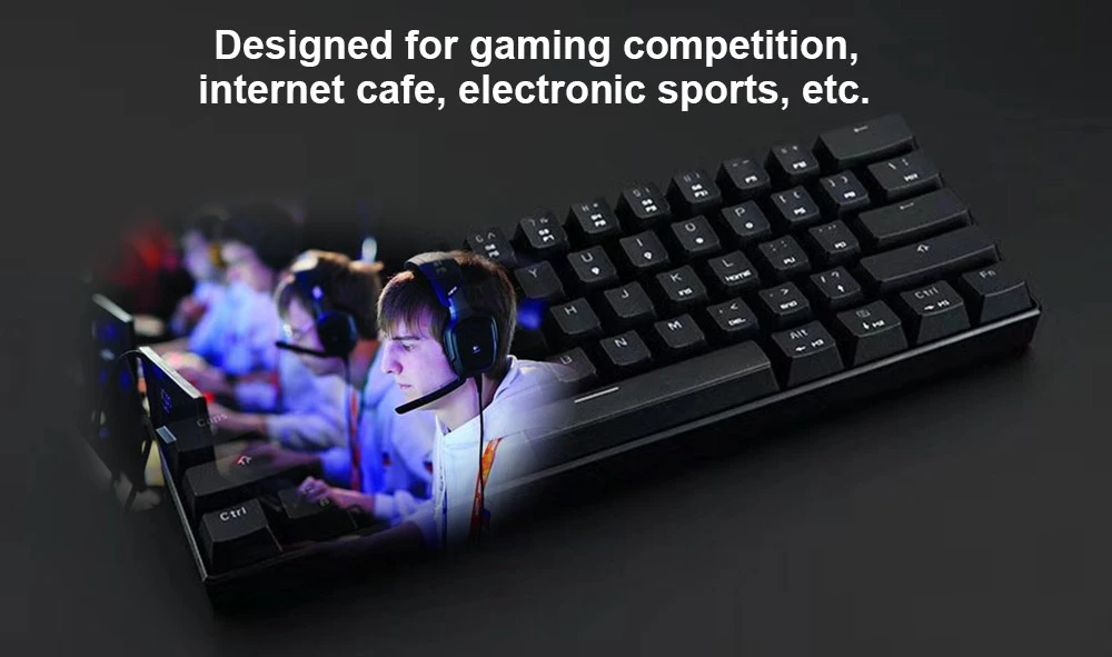 CK61 клавиатура для ПК Kailh BOX Axis игровая механическая клавиатура на заказ с подсветкой 61 клавиша USB Проводная клавиатура для Windows PC