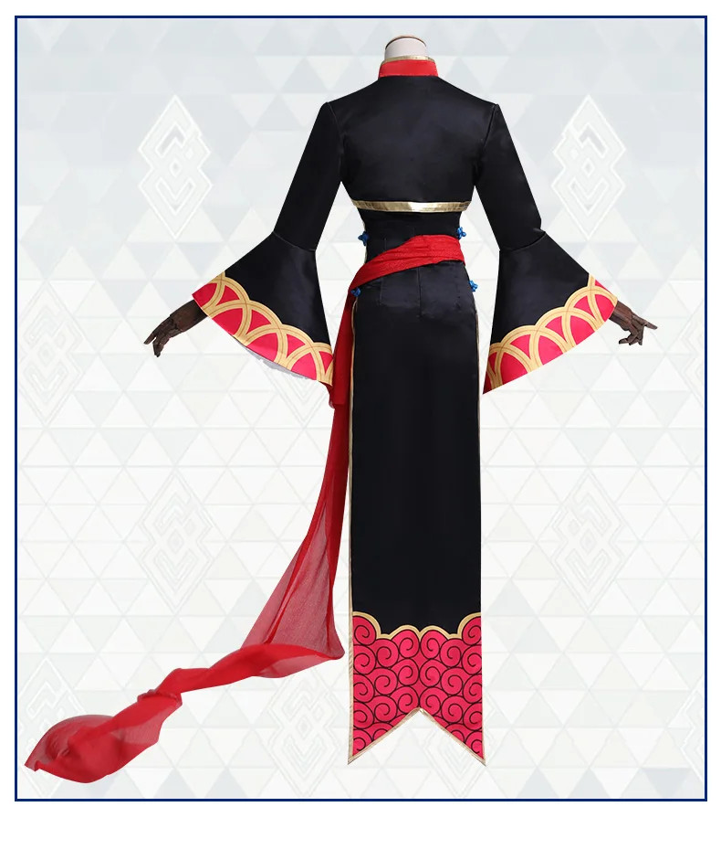 Игры Fate Shuten douji карнавальный костюм судьба Grand женский Чонсам зомби Костюм для