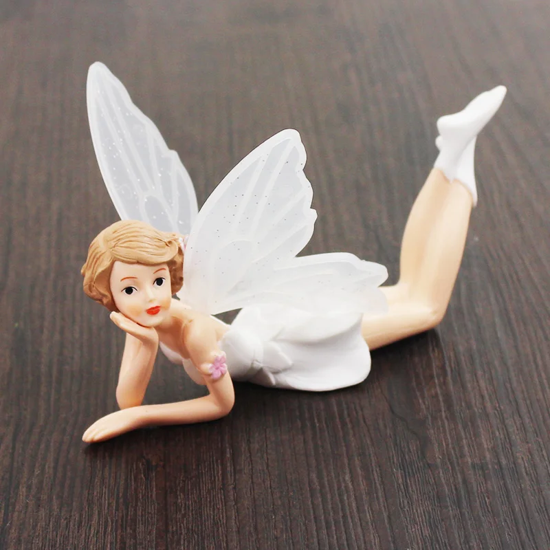 3pcs/Set 10-15cm Princess Tinkerbell White Beauty Flower Faery Elves Angel PVC Action Figure Model Toys Doll Kids Gift Brinqudos - купить по
