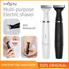 Многофункциональная электрическая бритва для волос MSN T3, бритва с лезвиями для сухого и Влажного Тела, ног, подмышек, волос, бровей, триммер для укладки