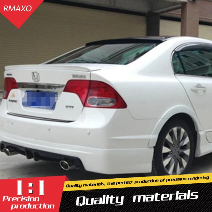 Спойлер для Honda Civic высококачественный спойлер из АБС-материала заднего крыла