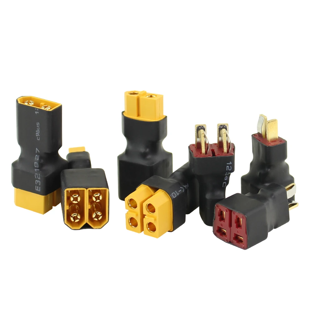 5 шт. XT60 T пучок штепселя для 2 пачек в параллельной сменной головке разъемы