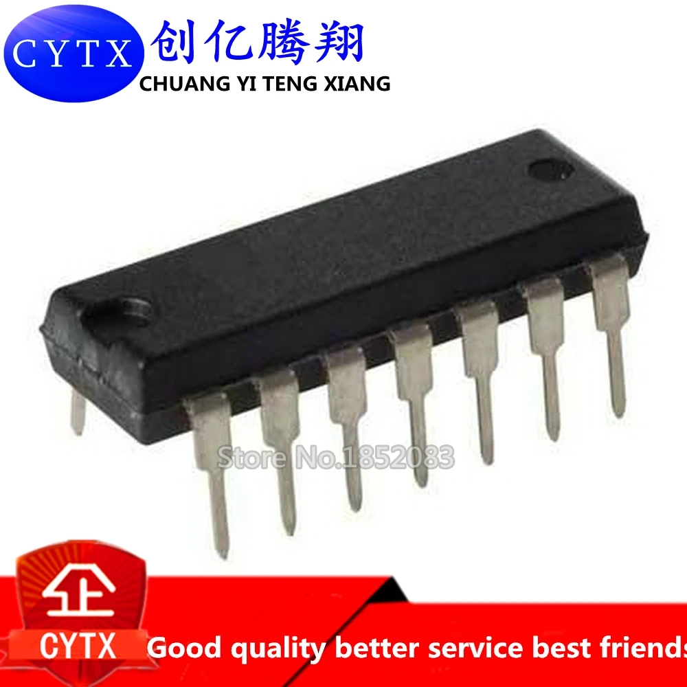 10 шт. CD4001 CD4001BE DIP14|Интегральные схемы| |
