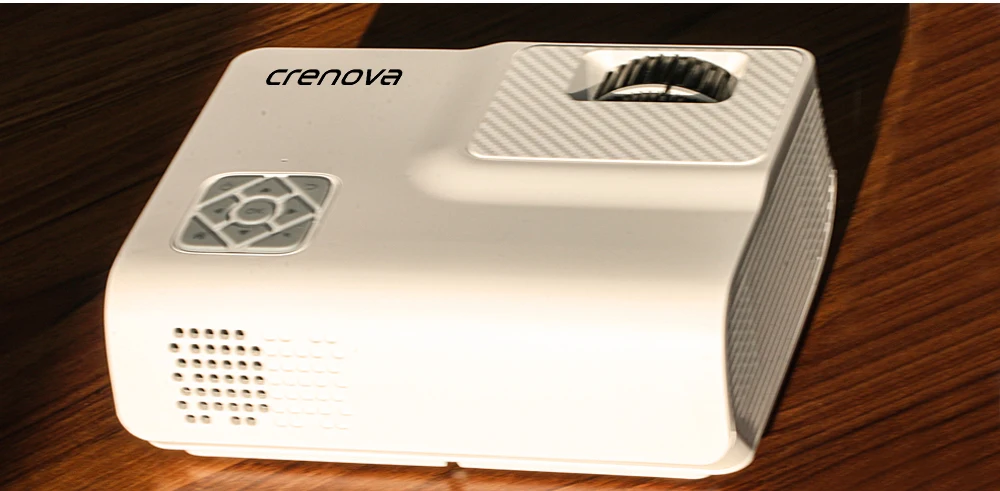 CRENOVA новейший светодиодный проектор с 1280*720P физическим разрешением Android 6,0 OS 3000 люмен Домашний кинотеатр видео проектор