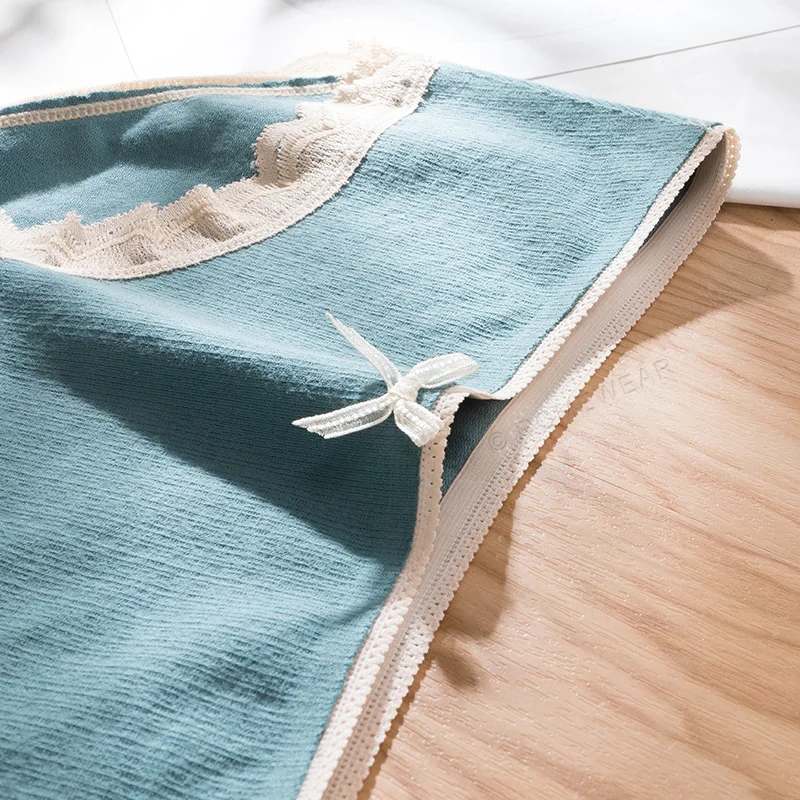 ROMEWEAR Бесшовные трусы для женщин и девочек хлопковые кружевные женское нижнее